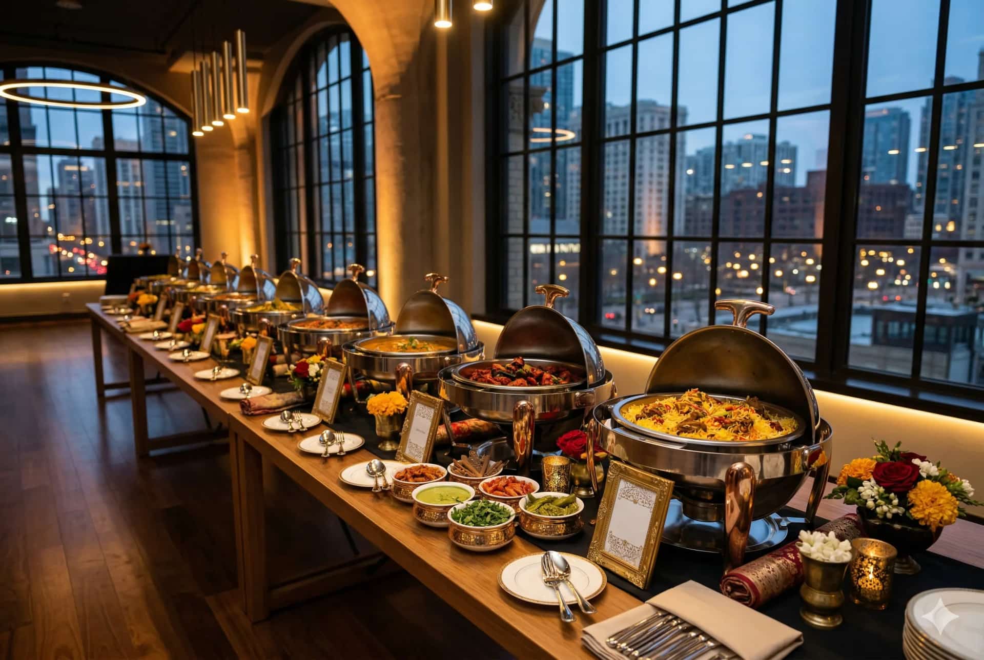 Gaylord catering setup at a premier Chicago venue