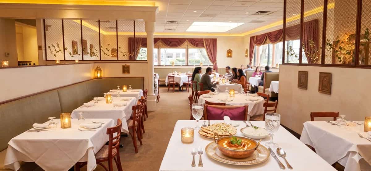 Elegant Gaylord dining room with candlelit tables