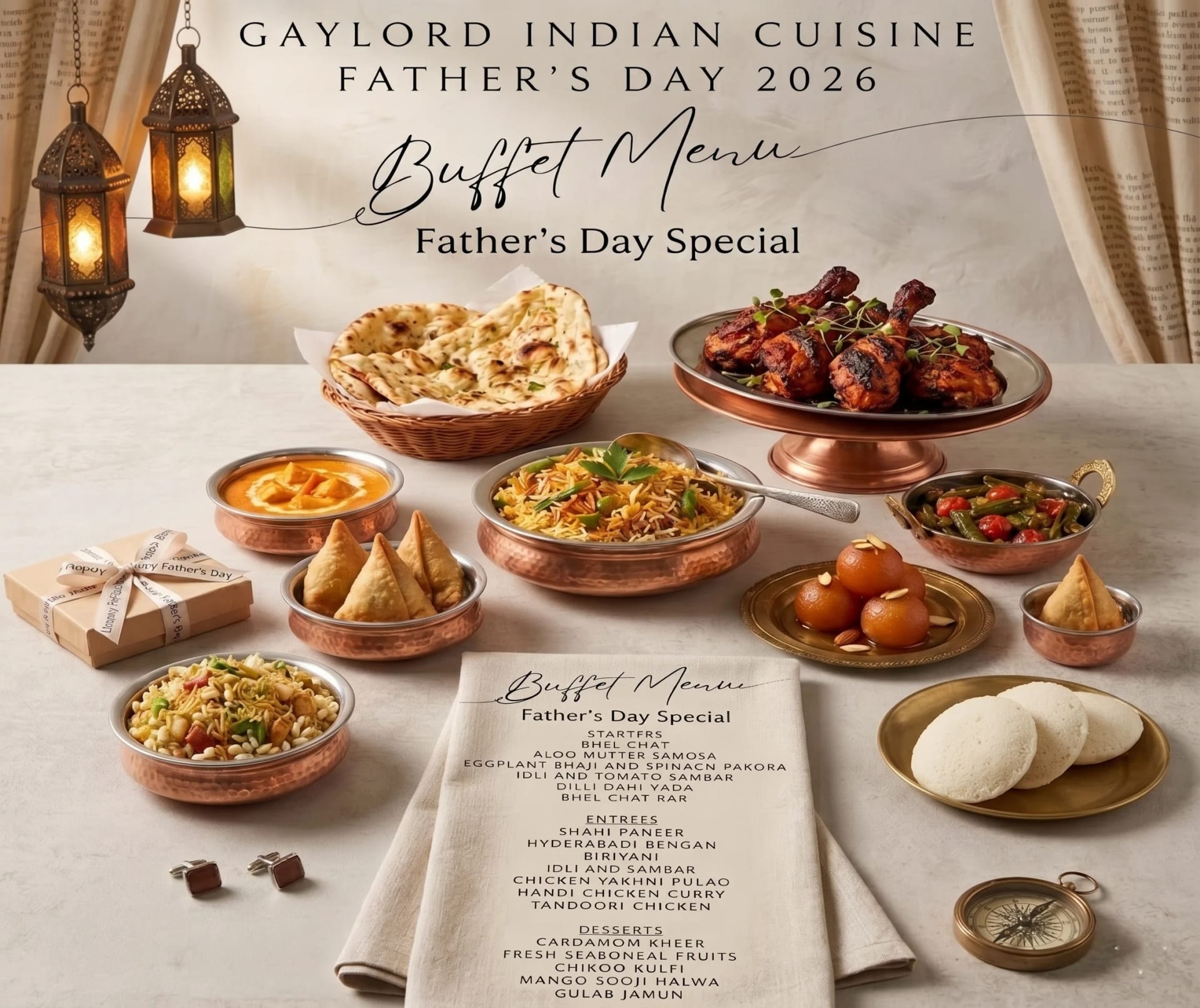 Gaylord Father's Day 2026 Special Buffet Menu